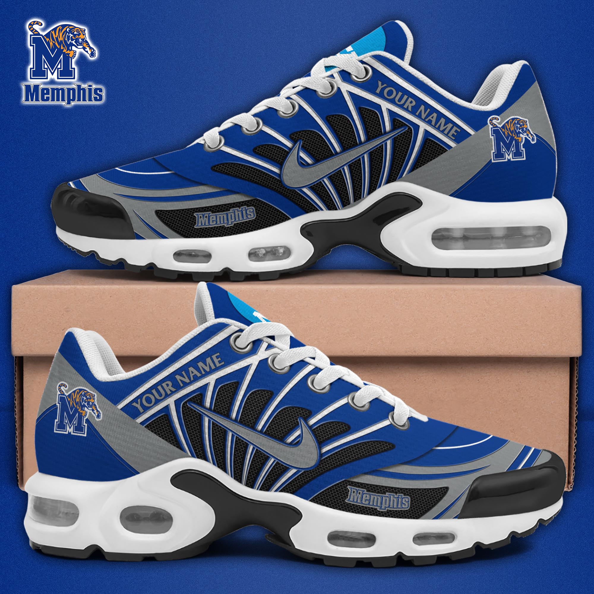 Memphis Tigers TN Shoes 2026 Version Custom Name 