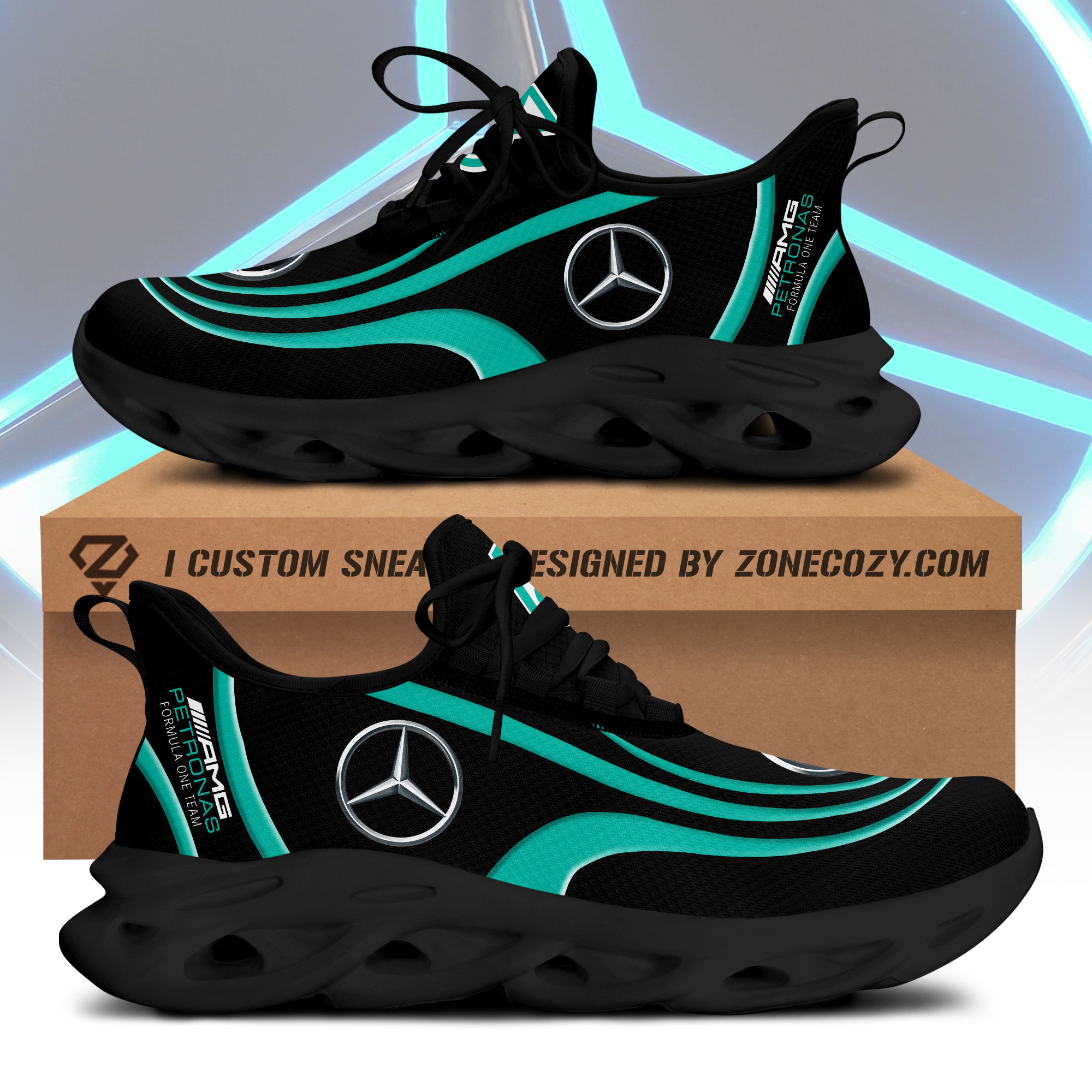 Mercedes AMG Petronas Chunky Custom Sneaker V4