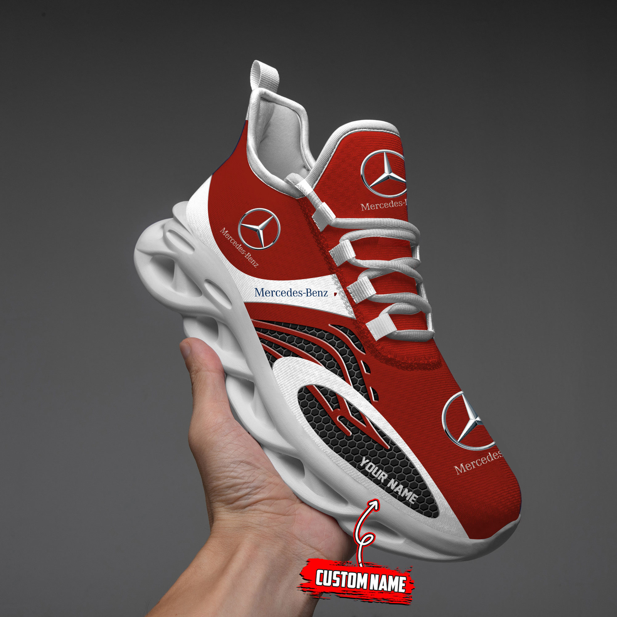 Mercedes Custom Name Design Max Soul Sneakers VS6.2