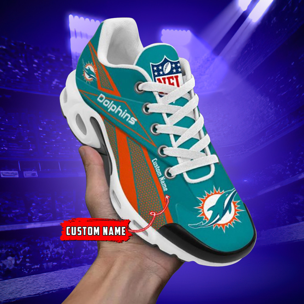 miami dolphins custom name air max shoes air cushion sneakers 4881 lvjvf
