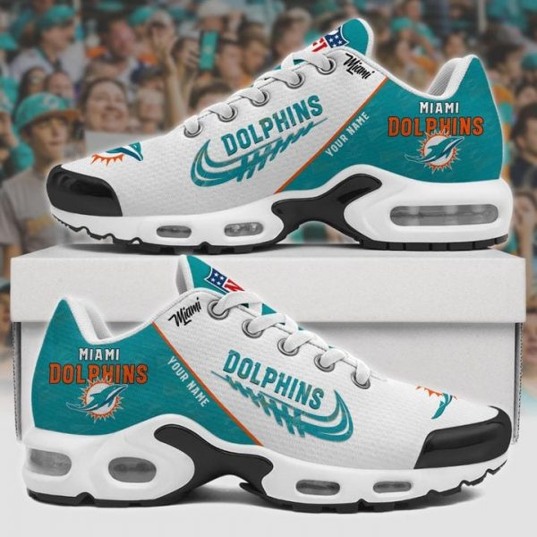 miami dolphins personalized name team mix colors wing logo tn air max shoes air cushion sneakers 4681 vtchi