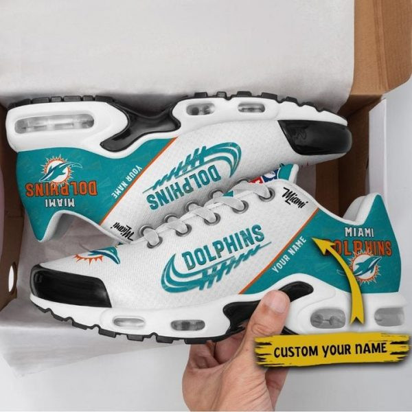 miami dolphins personalized name team mix colors wing logo tn air max shoes air cushion sneakers 5624 13yja