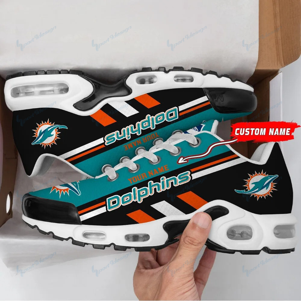 miami dolphins personalized plus air max sneaker shoes 9738 htr8y