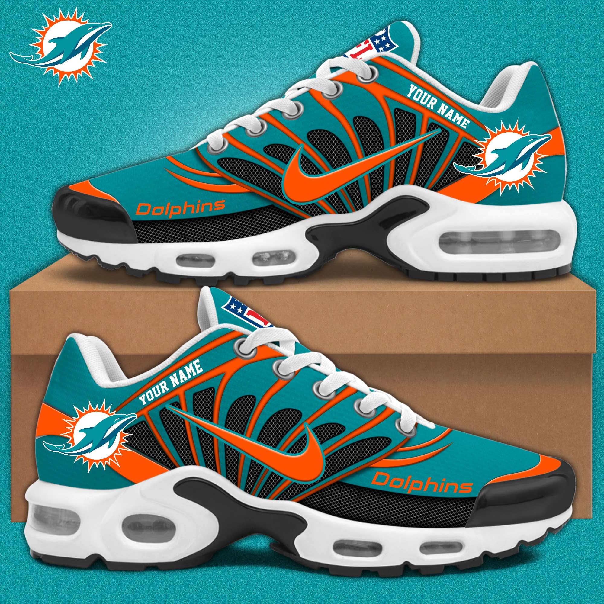 miami dolphins personalized shoes 6021 iwkor