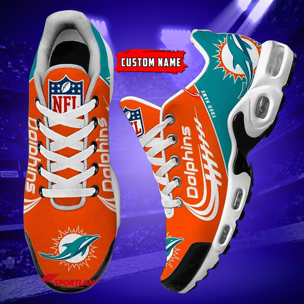 miami dolphins personalized tn air max shoes air cushion sneakers 3442 v92mu