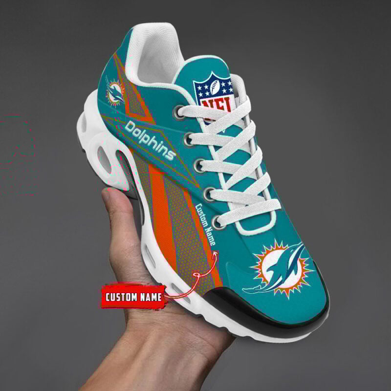 miami dolphins premium air max plus sport sneakers for fan gifts 4124 sr5qp