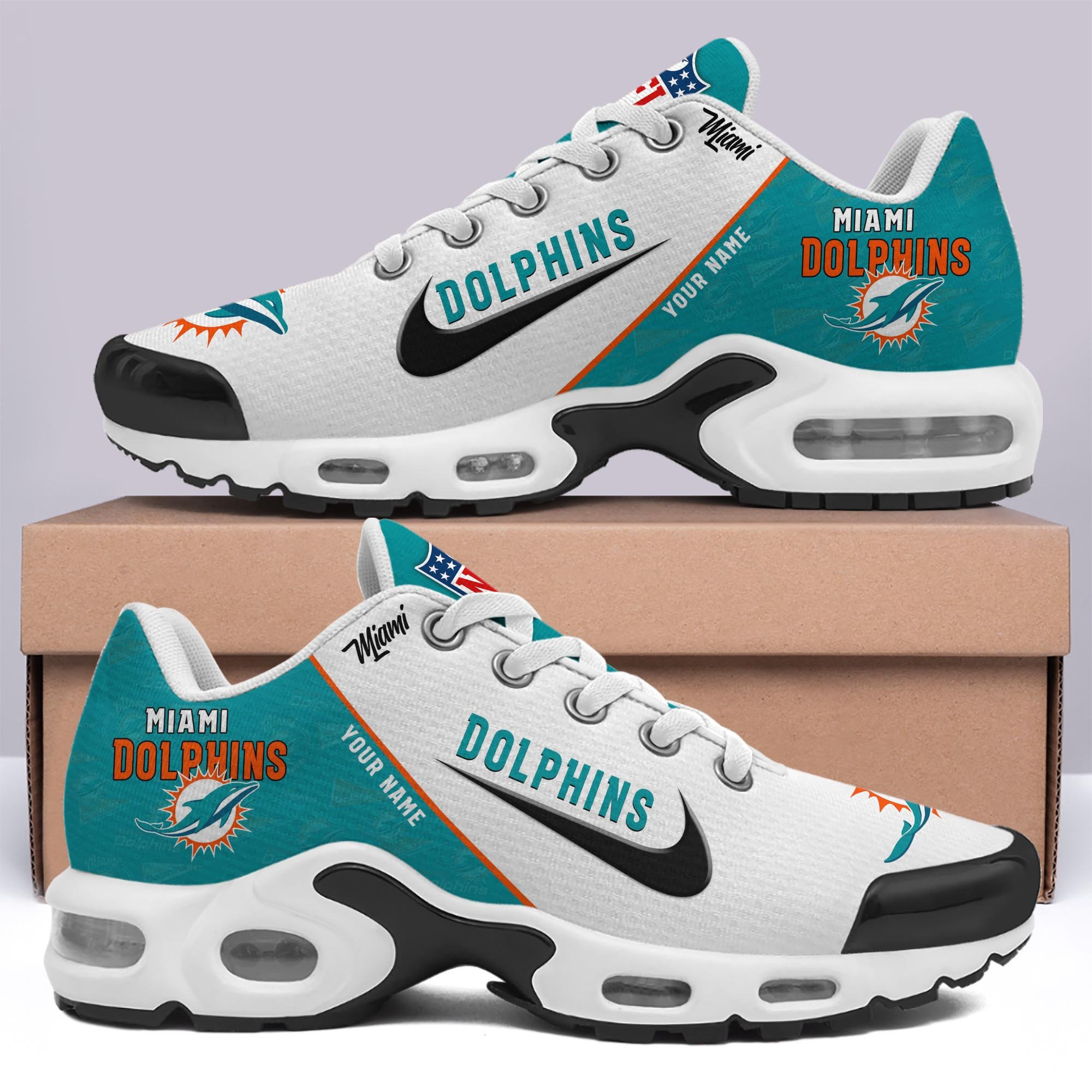miami dolphins tn shoes 2026 versions custom your name 670 1968