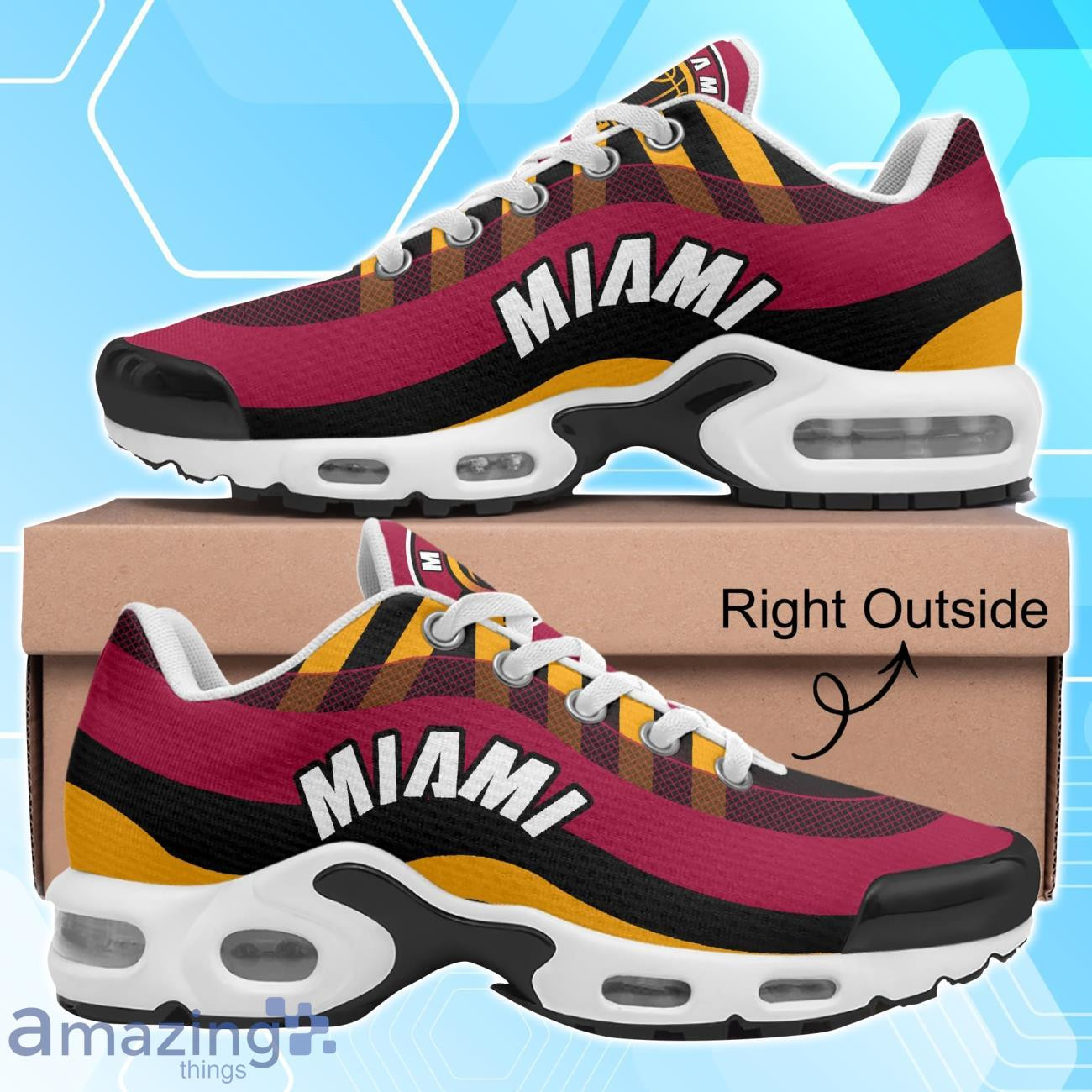 miami heat nba basketball team colors waves tn air max shoes air cushion sneakers 9531 dlipi