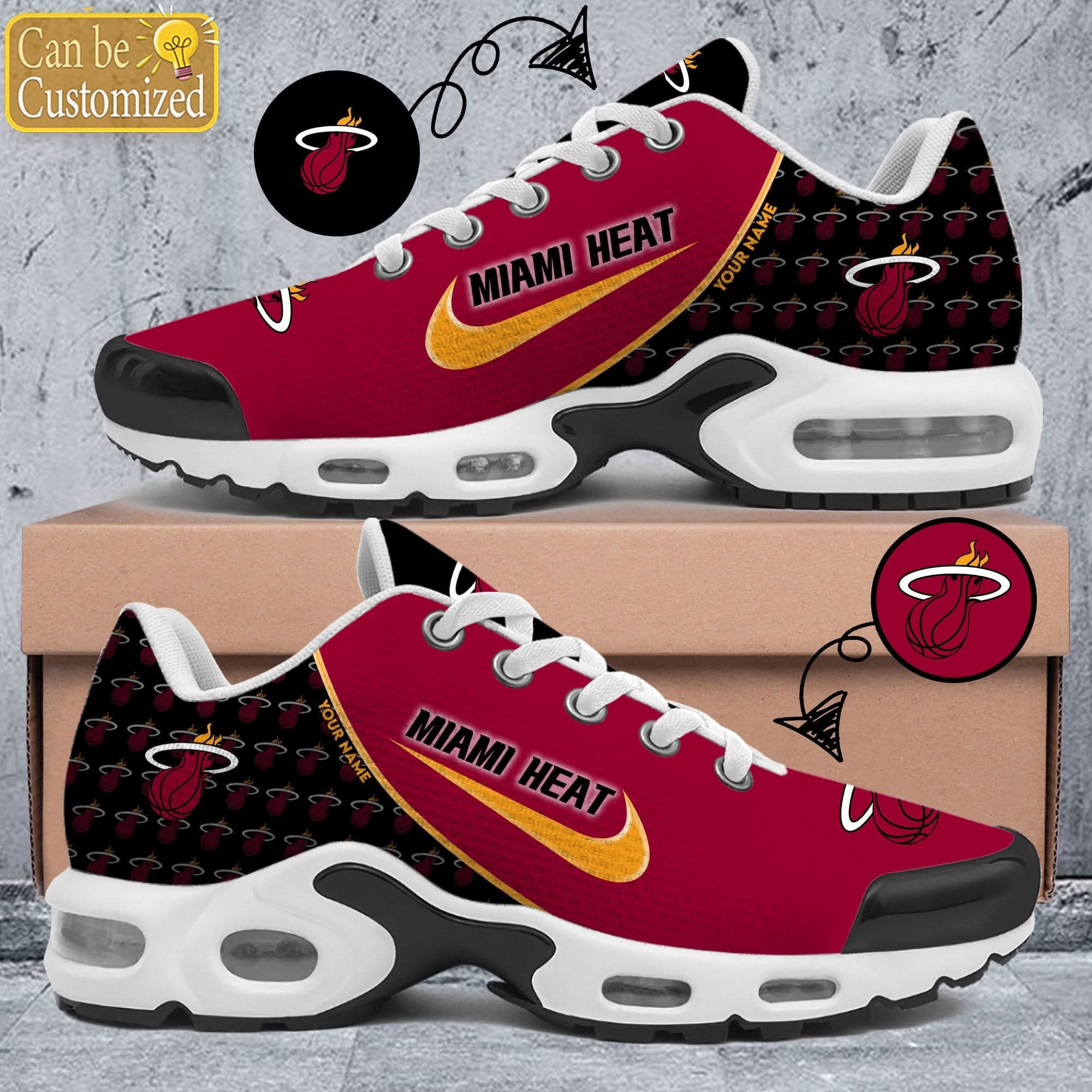 miami heat premium a951 shoes personalized 2479
