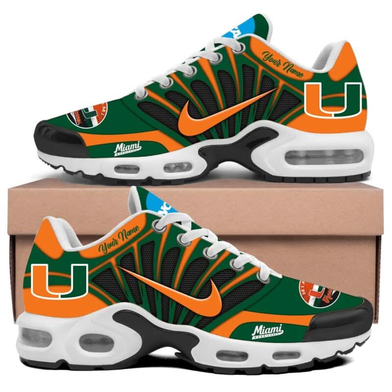 Miami Hurricanes Customized Sport Shoes