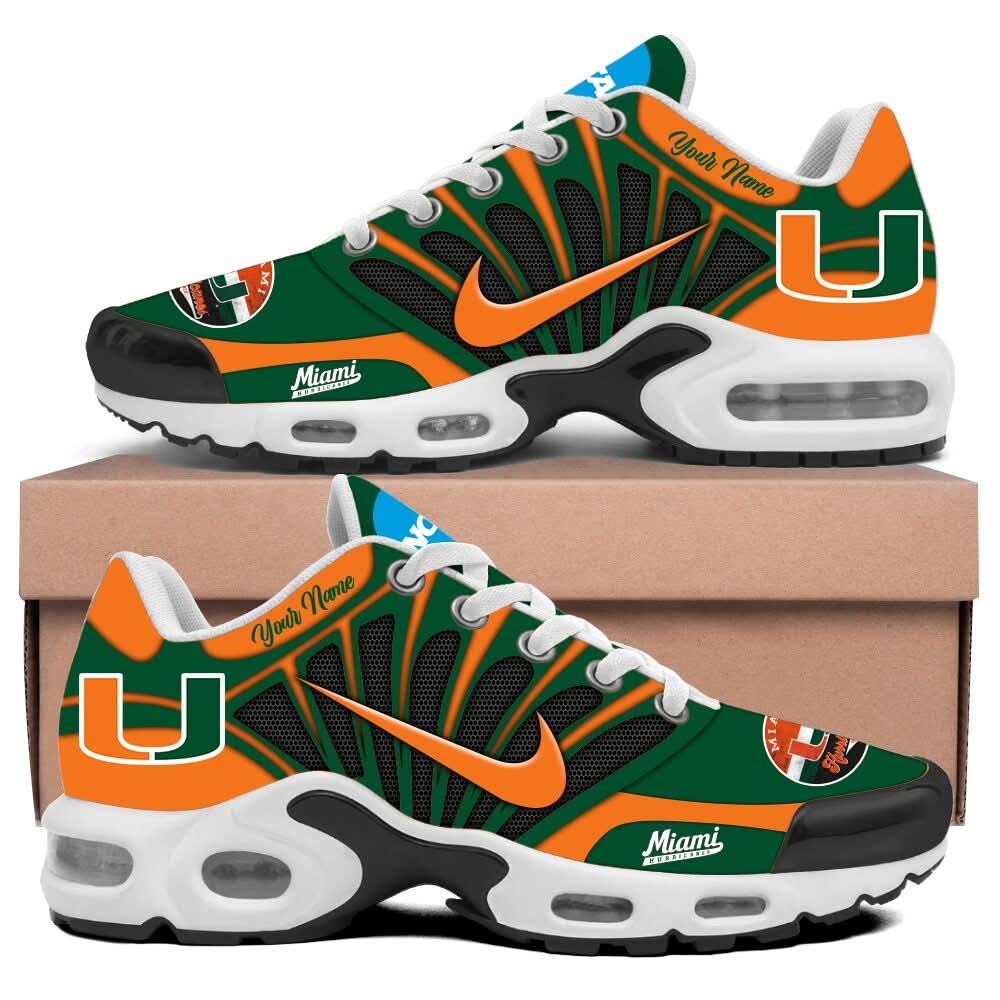 Miami Hurricanes Customized Sport Shoes