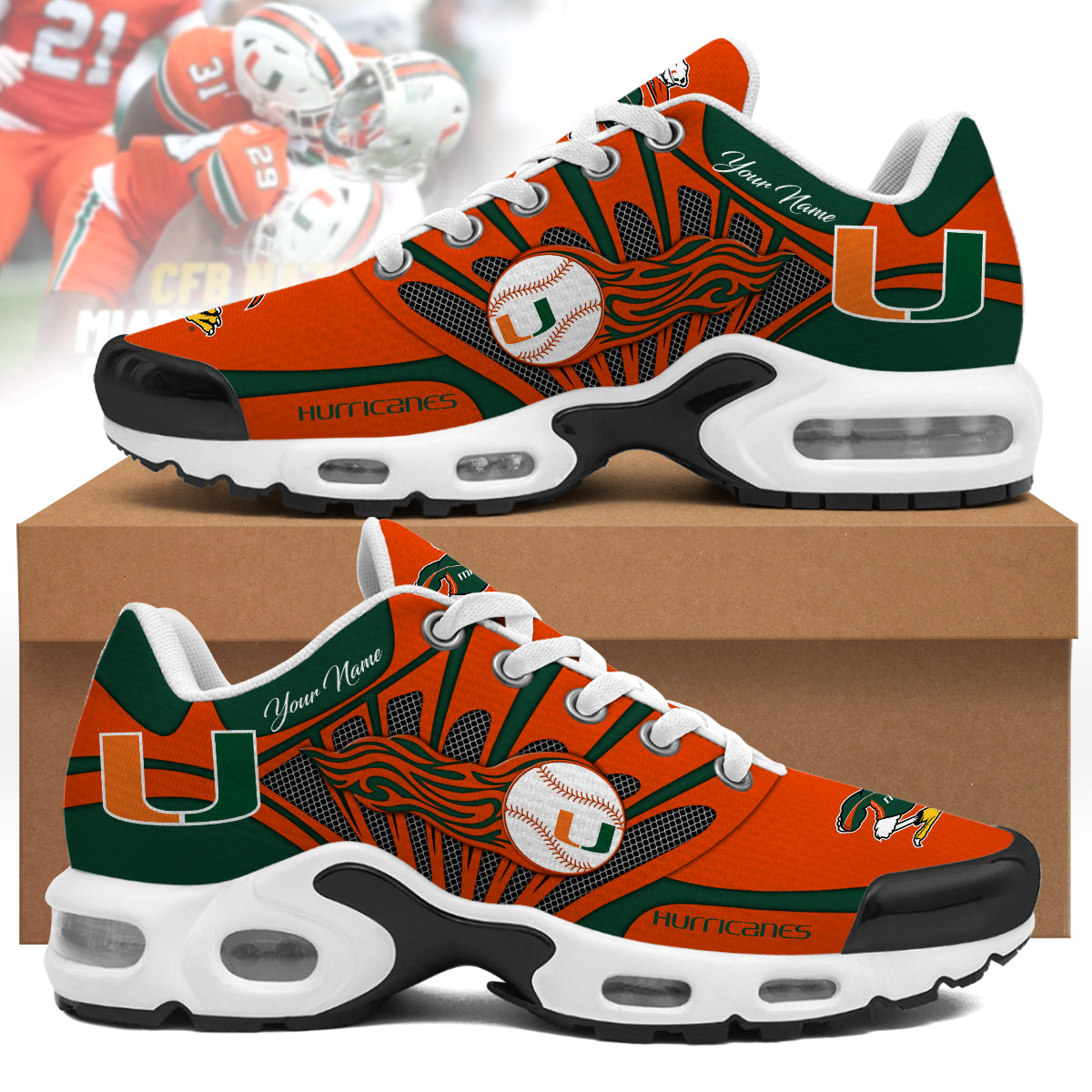 miami hurricanes sport shoes 7224