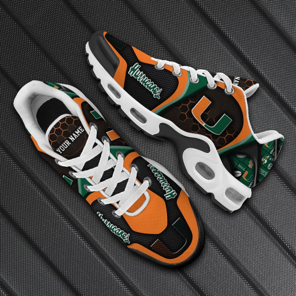 Miami Hurricanes TN Shoes 2026 Version Personalized Your Name 863