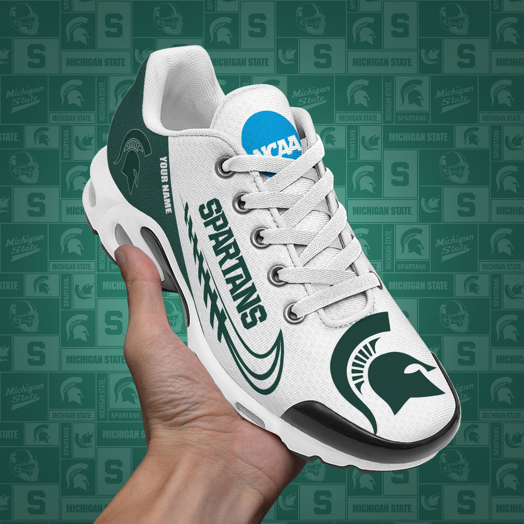 Michigan State Spartans TN Shoes Custom Your Name 514