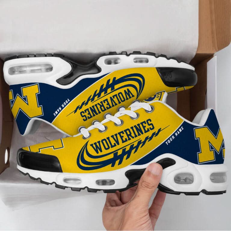michigan wolverines custom name tn shoes 3904 1a3c2