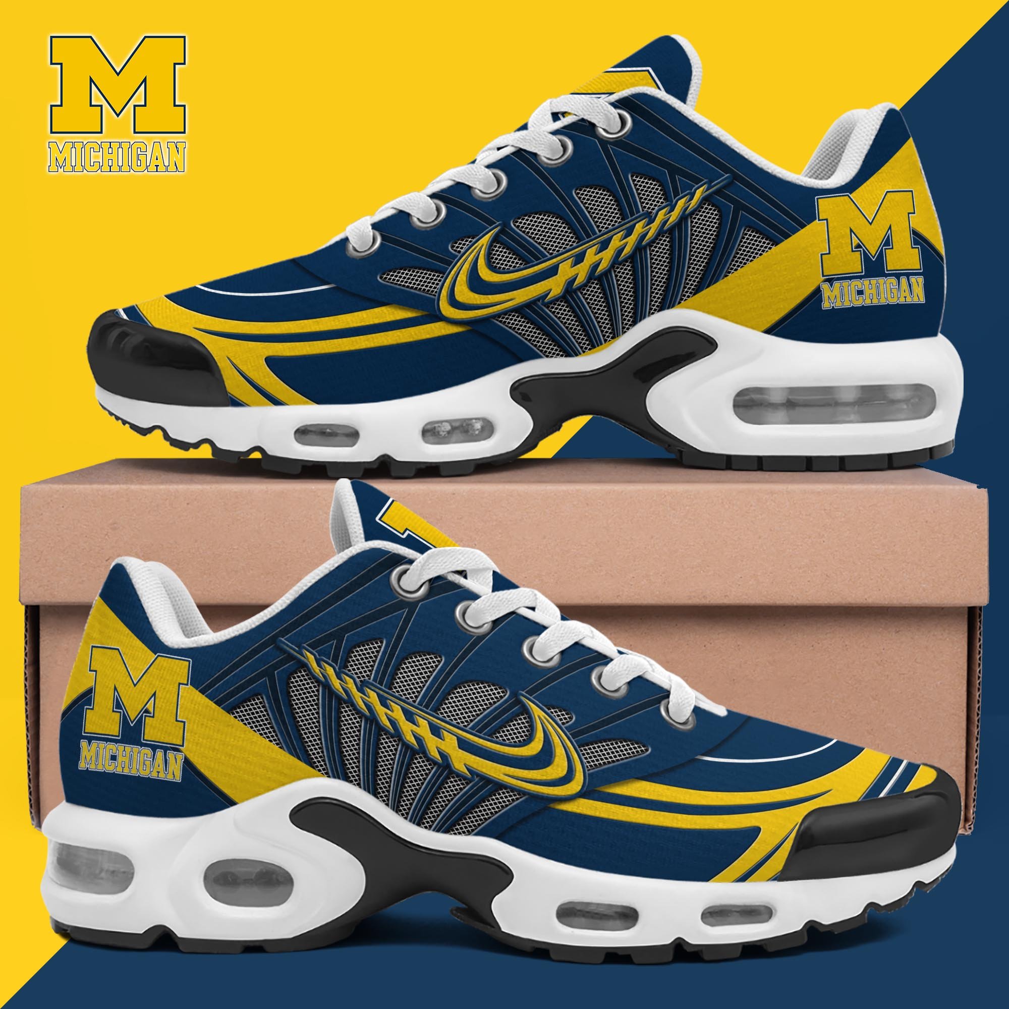 michigan wolverines tn shoes 2026 version custom name 135 1879 v0hnj