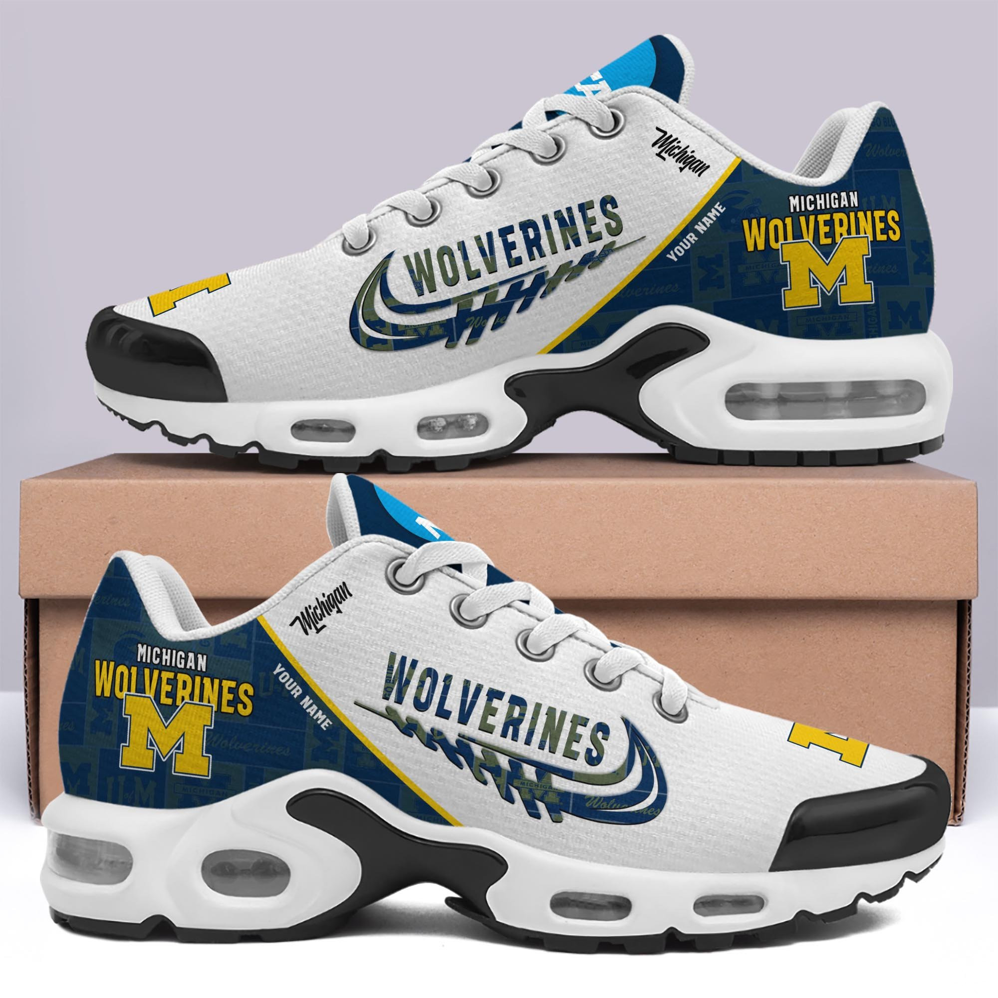 michigan wolverines tn shoes custom your name 2026 version 203 8103