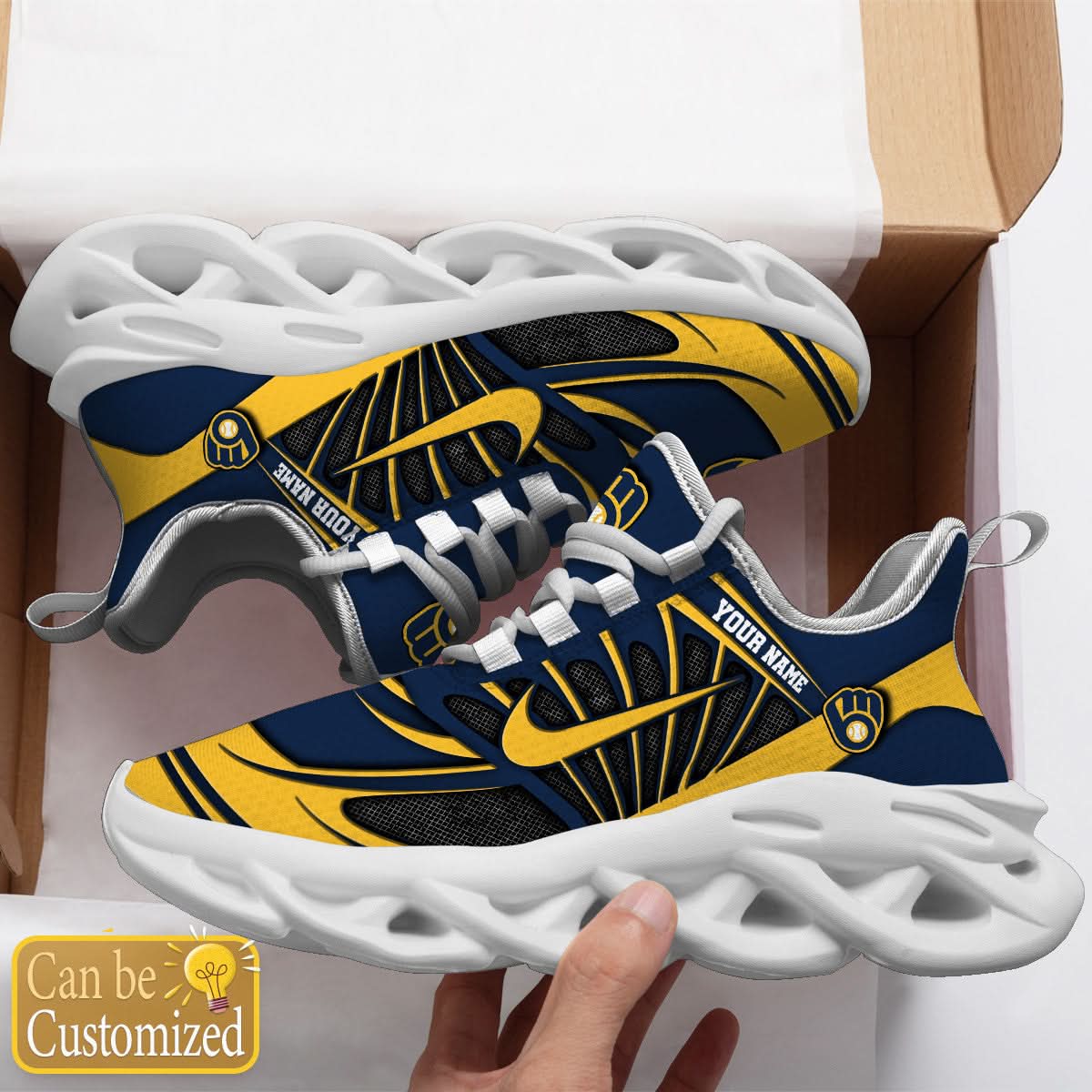 milwaukee brewers max soul sneakers personalized 7359 jsyen