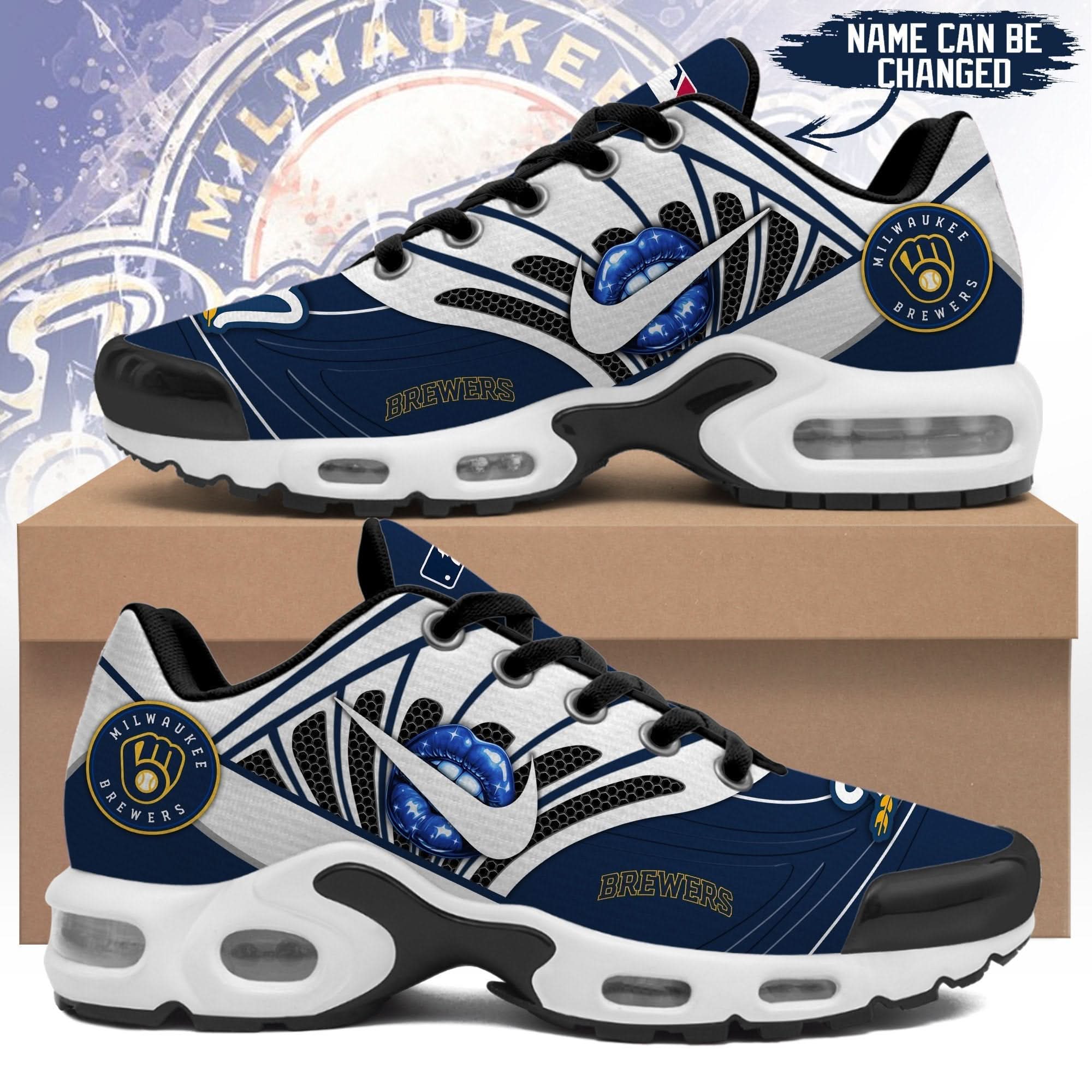 milwaukee brewers personalized air max shoes 8145 cw9qs