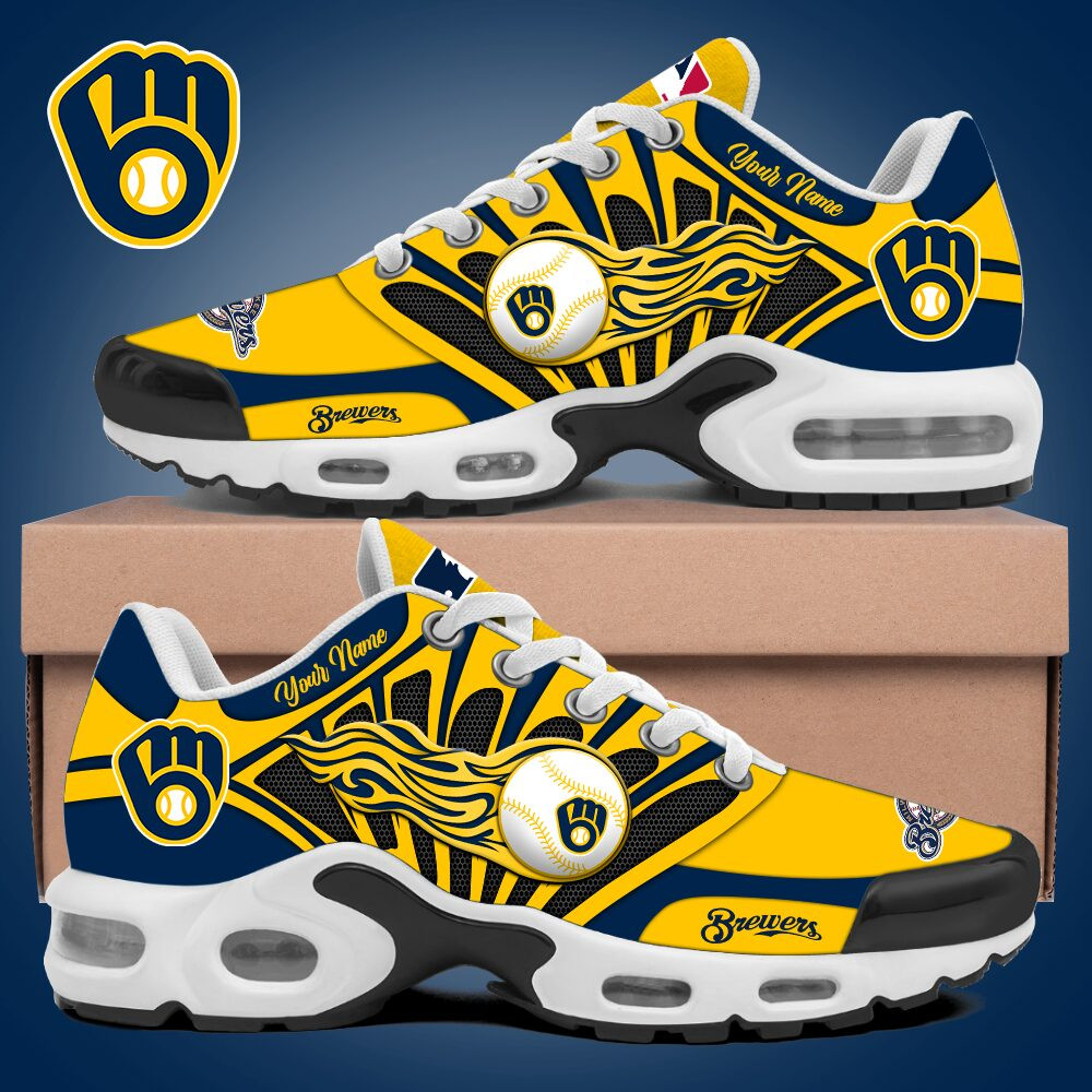 milwaukee brewers tn air max plus shoes sneakers for men and women 5231
