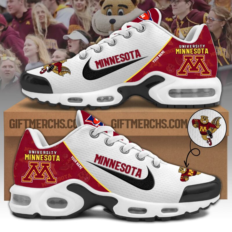 minnesota golden gophers tn shoes 2026 version custom name shoes for sport fan sport gifts ph270 7028