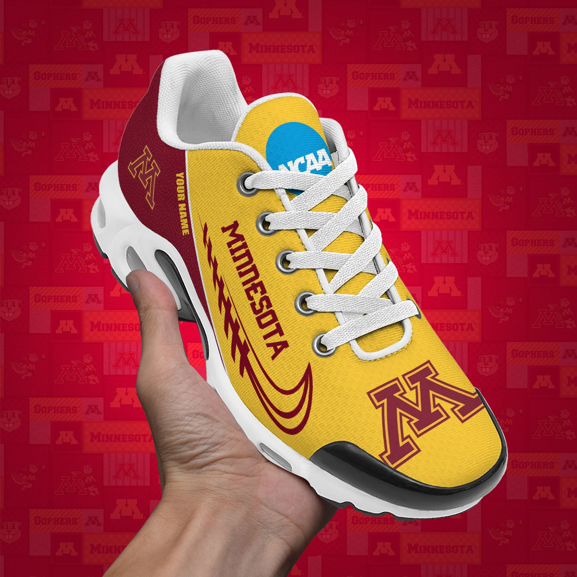 minnesota golden gophers tn shoes custom your name 514 7656 mjft7