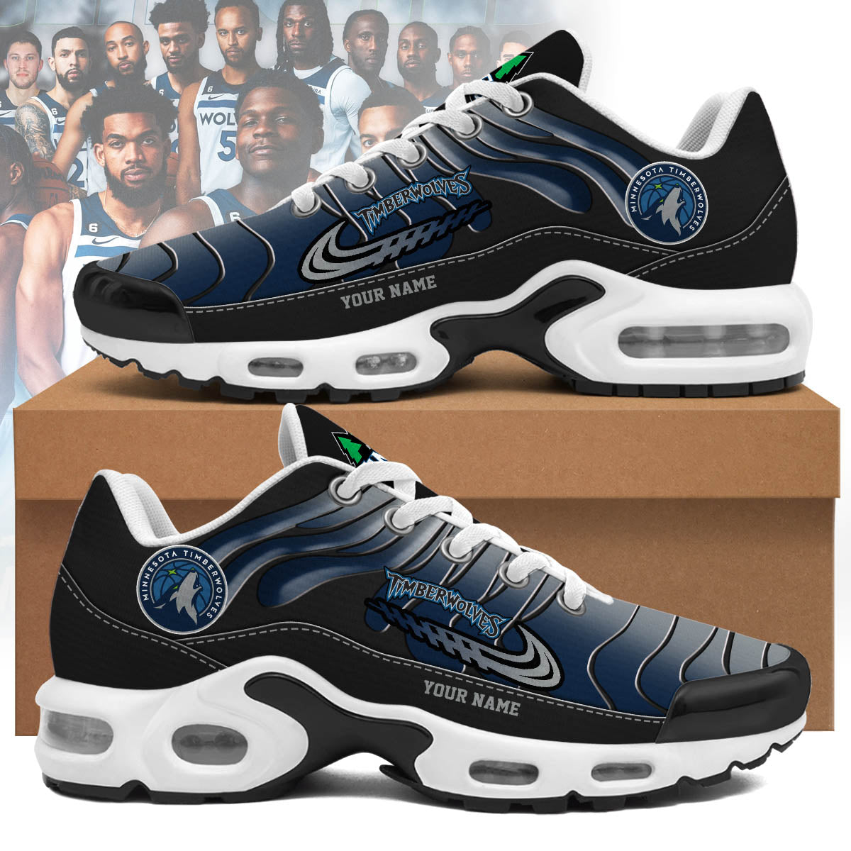 minnesota timberwolves personalized air max shoes 4616 2vtqh