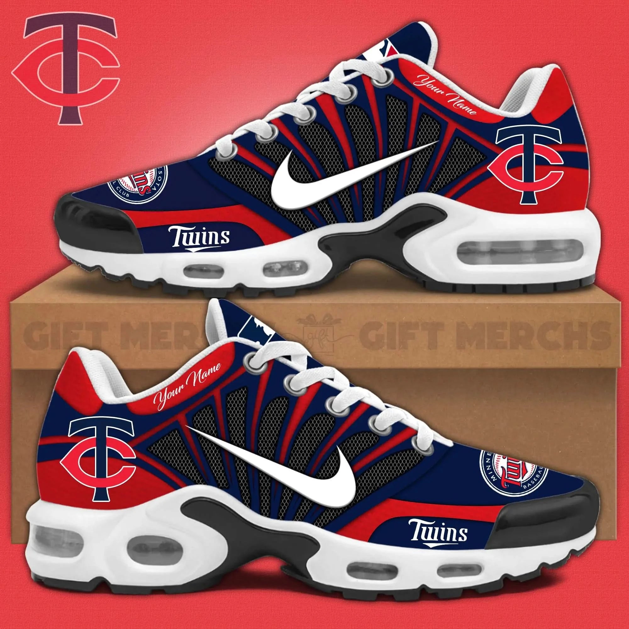 Minnesota Twins Customized Premium Sport Shoes