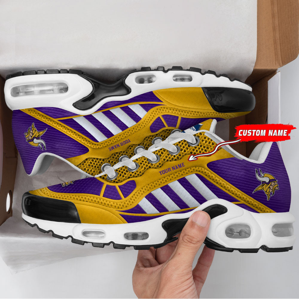 minnesota vikings personalized air max shoes cushion sneaker 5028 ll9hb