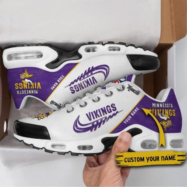 minnesota vikings personalized name team mix colors wing logo tn air max shoes air cushion sneakers 1925 9uaqj