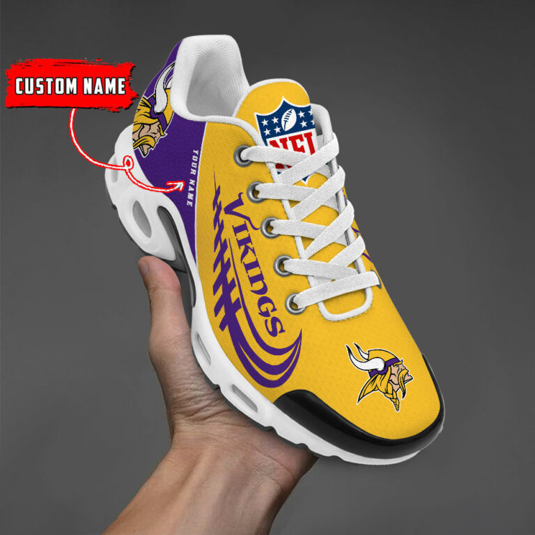 minnesota vikings personalized tn air max shoes air cushion sneakers 8764 1pi2u