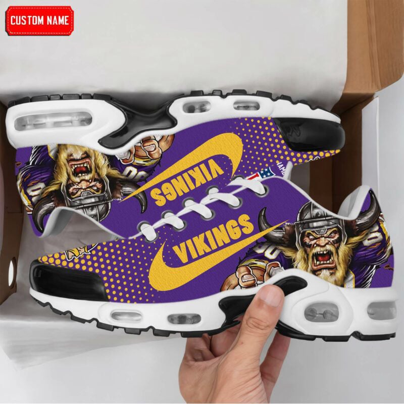 Minnesota Vikings Premium Air Max Plus Sport Sneakers For Fan Gifts