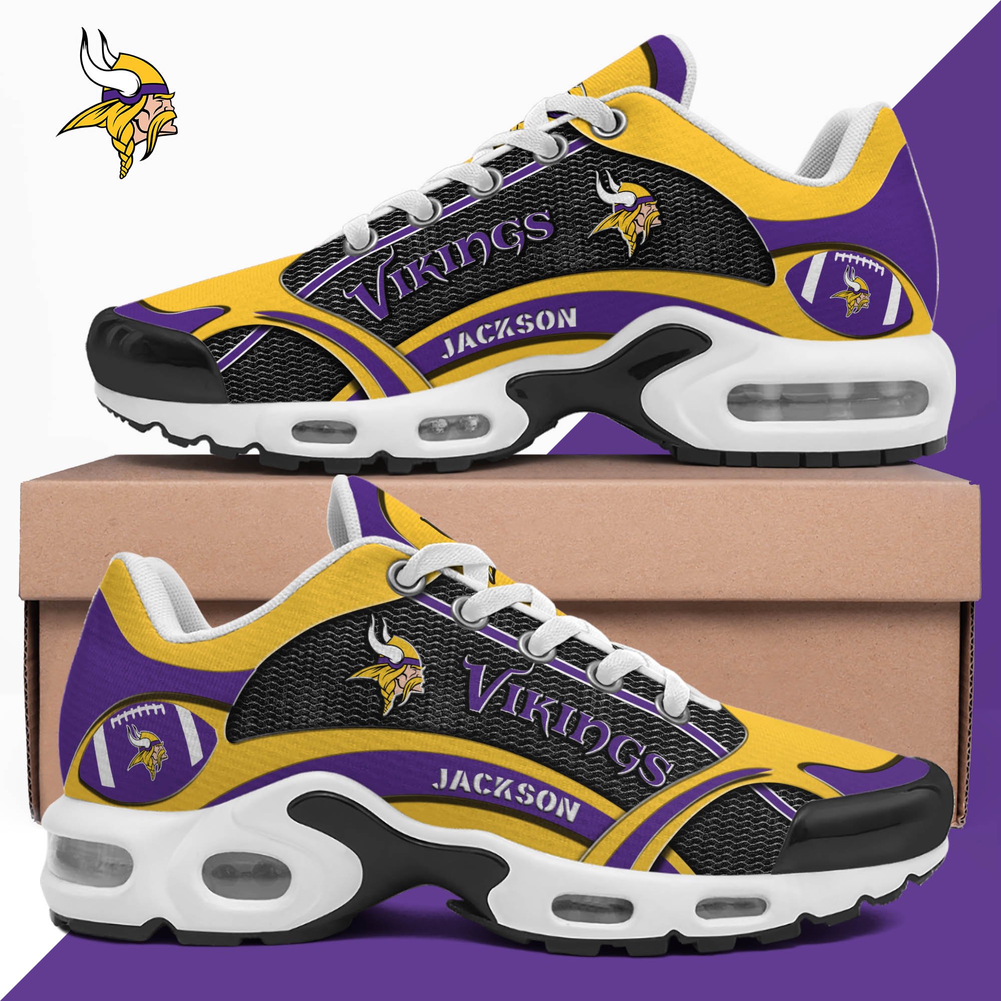 minnesota vikings team tn shoes 2026 version custom name 889 2140 1a2zv
