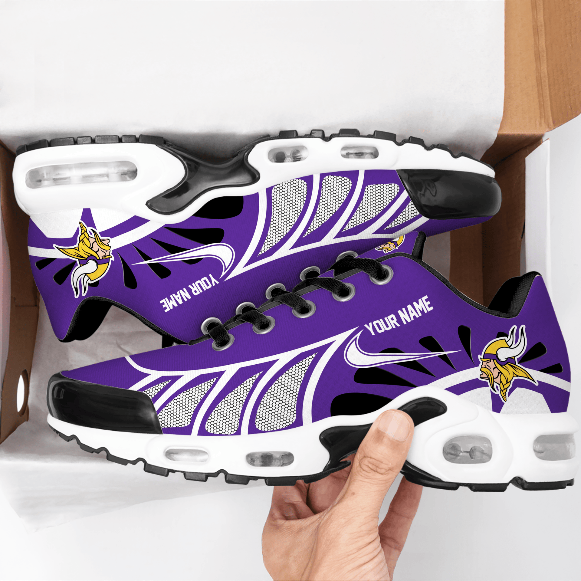 minnesota vikings unisex air max plus sneakers 9654 zwpo6