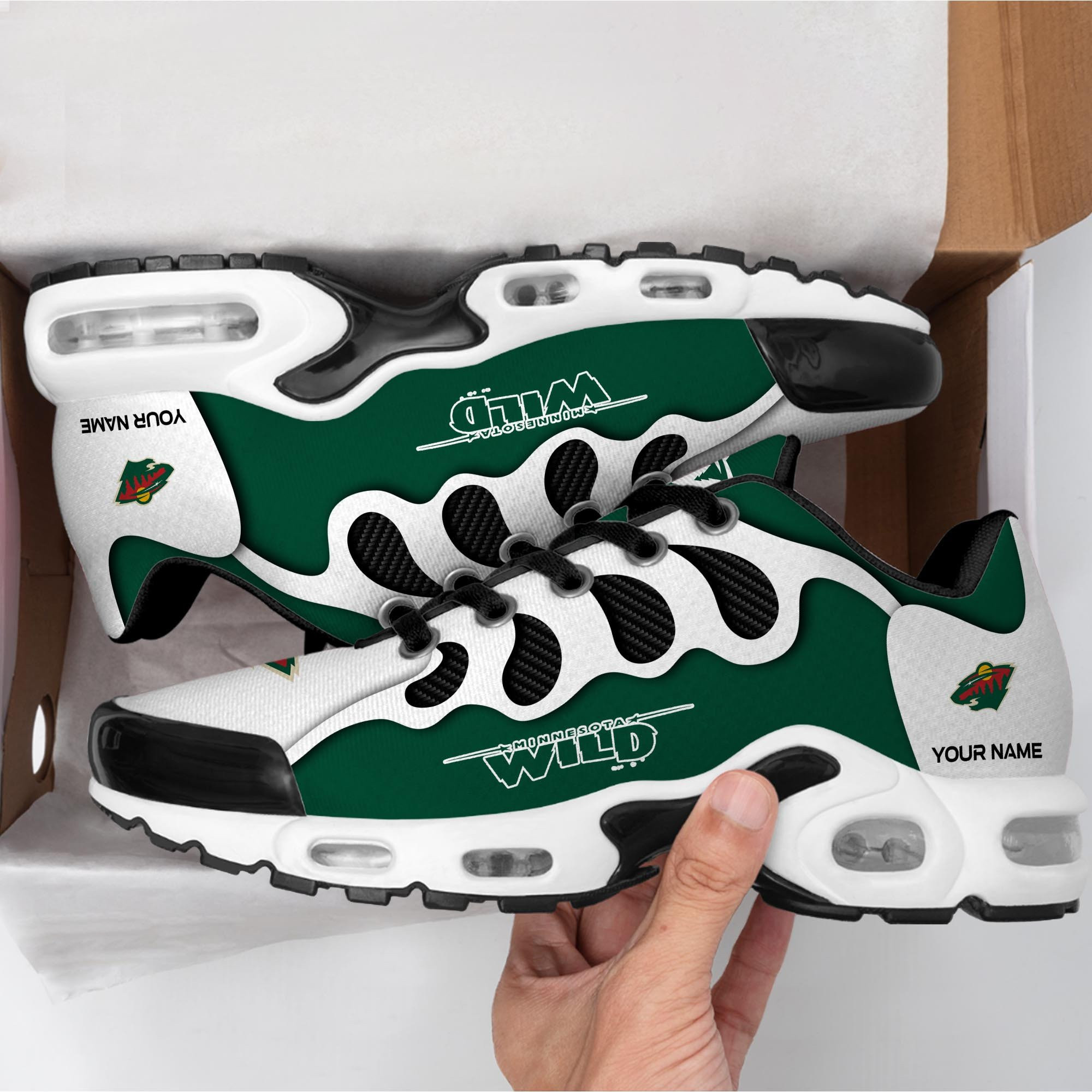 Minnesota Wild TN Air Max Plus Shoes Sneakers For Men And Women
