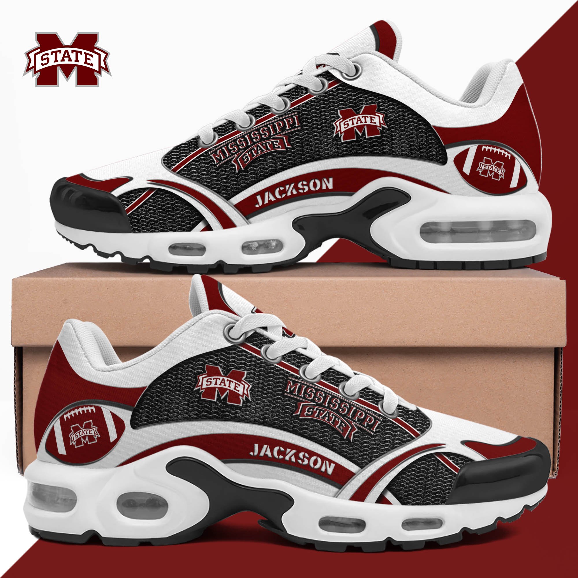 mississippi state bulldogs team tn shoes 2026 version custom name 889 6775 fsetd