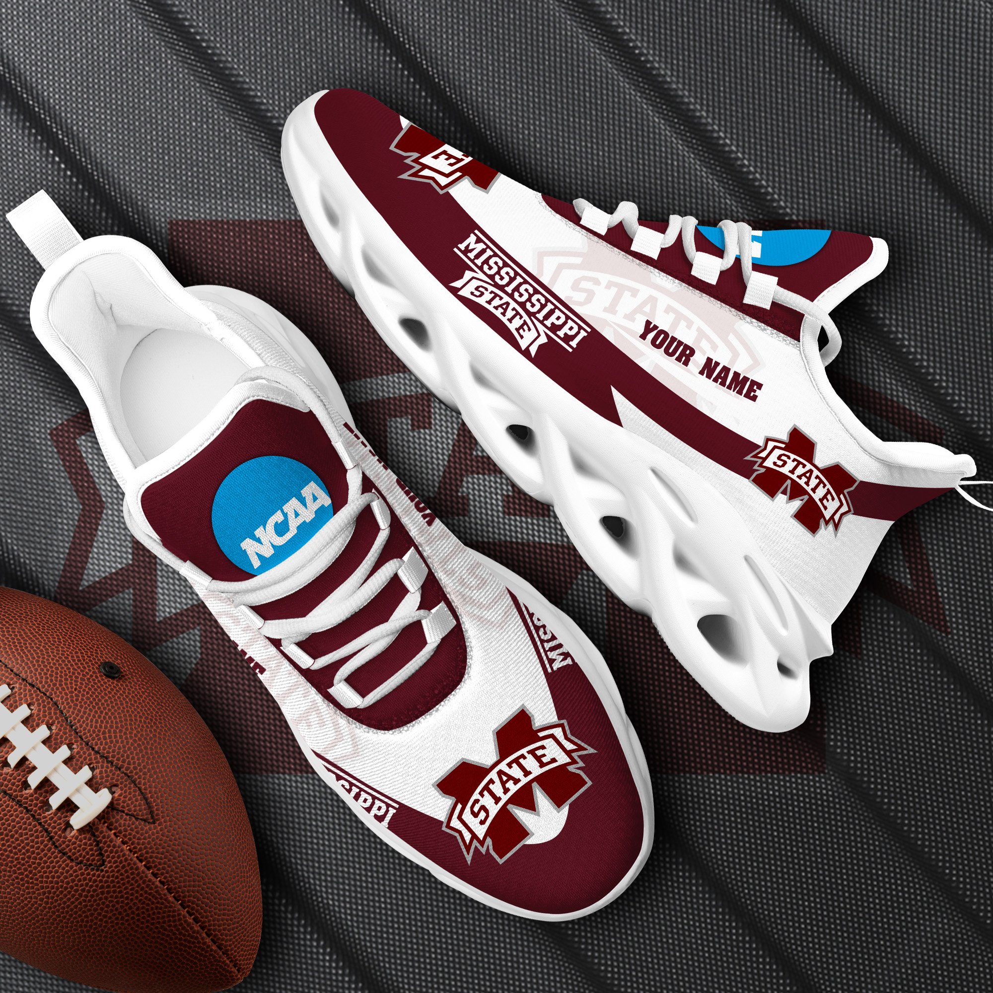 mississippi state bulldogs white max soul shoes 2026 versions custom your name sports gift for fan ph019 6016 ppzqn