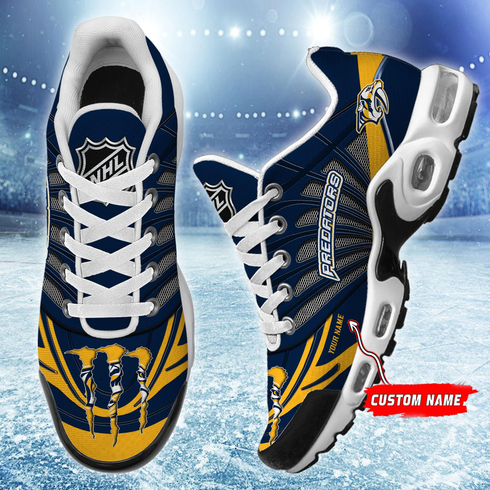 Nashville Predators Personalized TN Air Max Shoes Air Cushion Sneakers