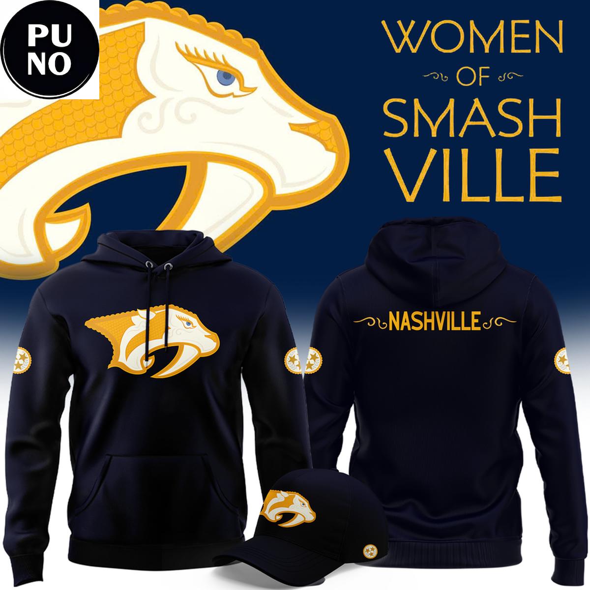 Nashville Predators Women of Smashville Night 2026 Nashville Hoodie Shirt 