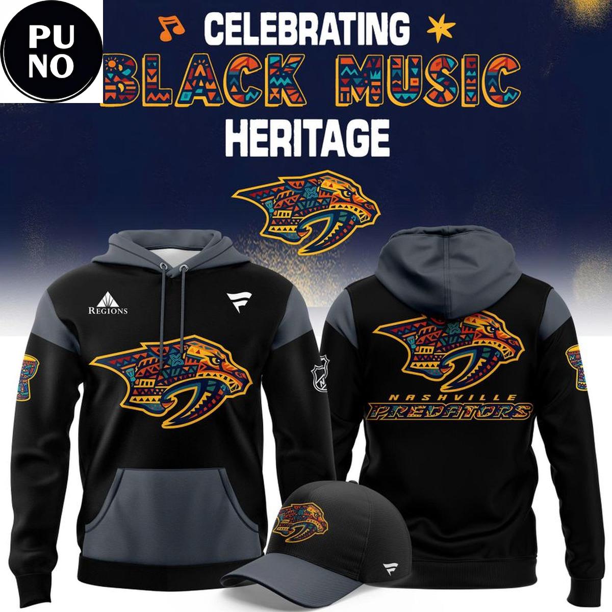 Nashville Predators x Black Music Heritage Night 2026 Hoodie 