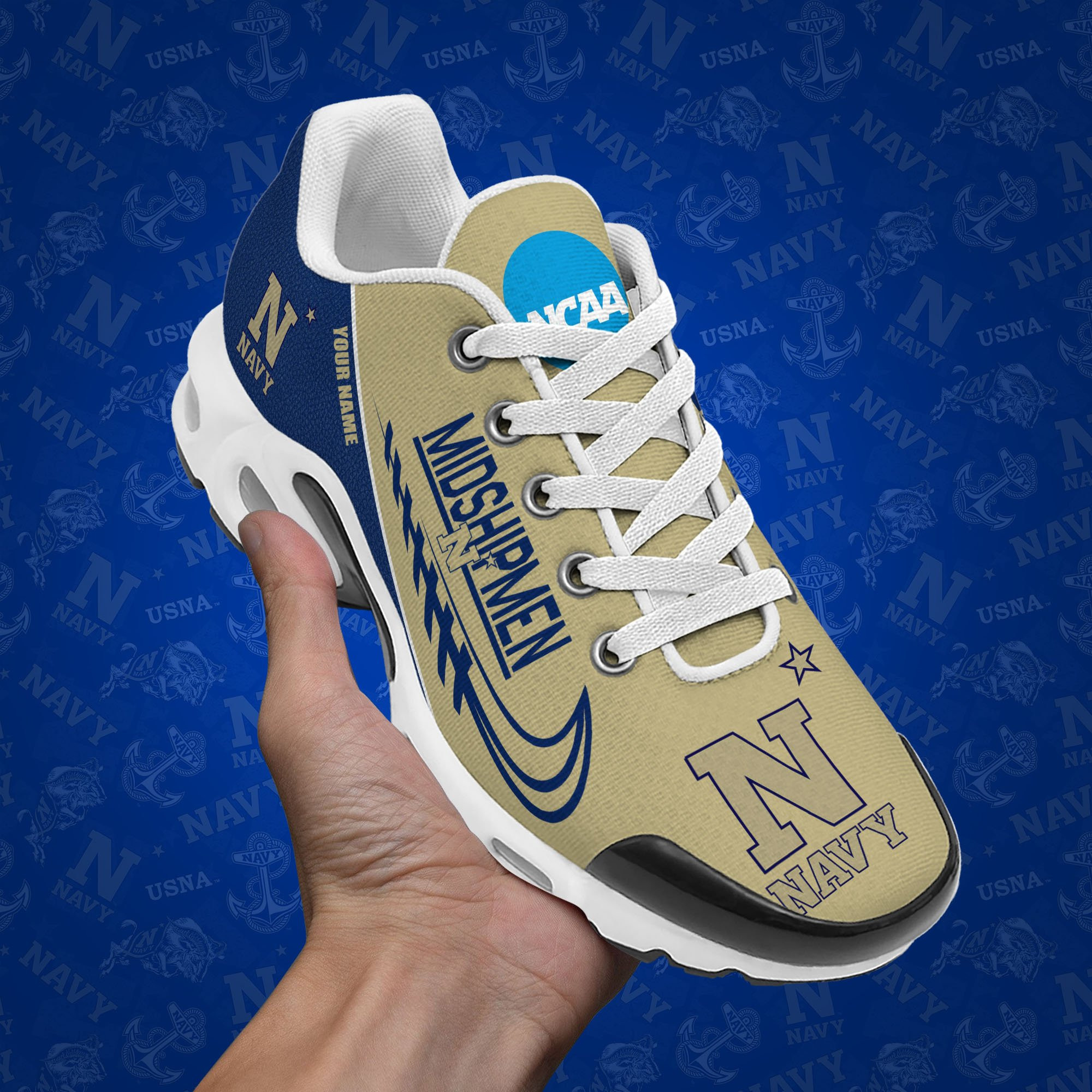 navy midshipmen tn shoes custom your name 514 4524 qzmzp