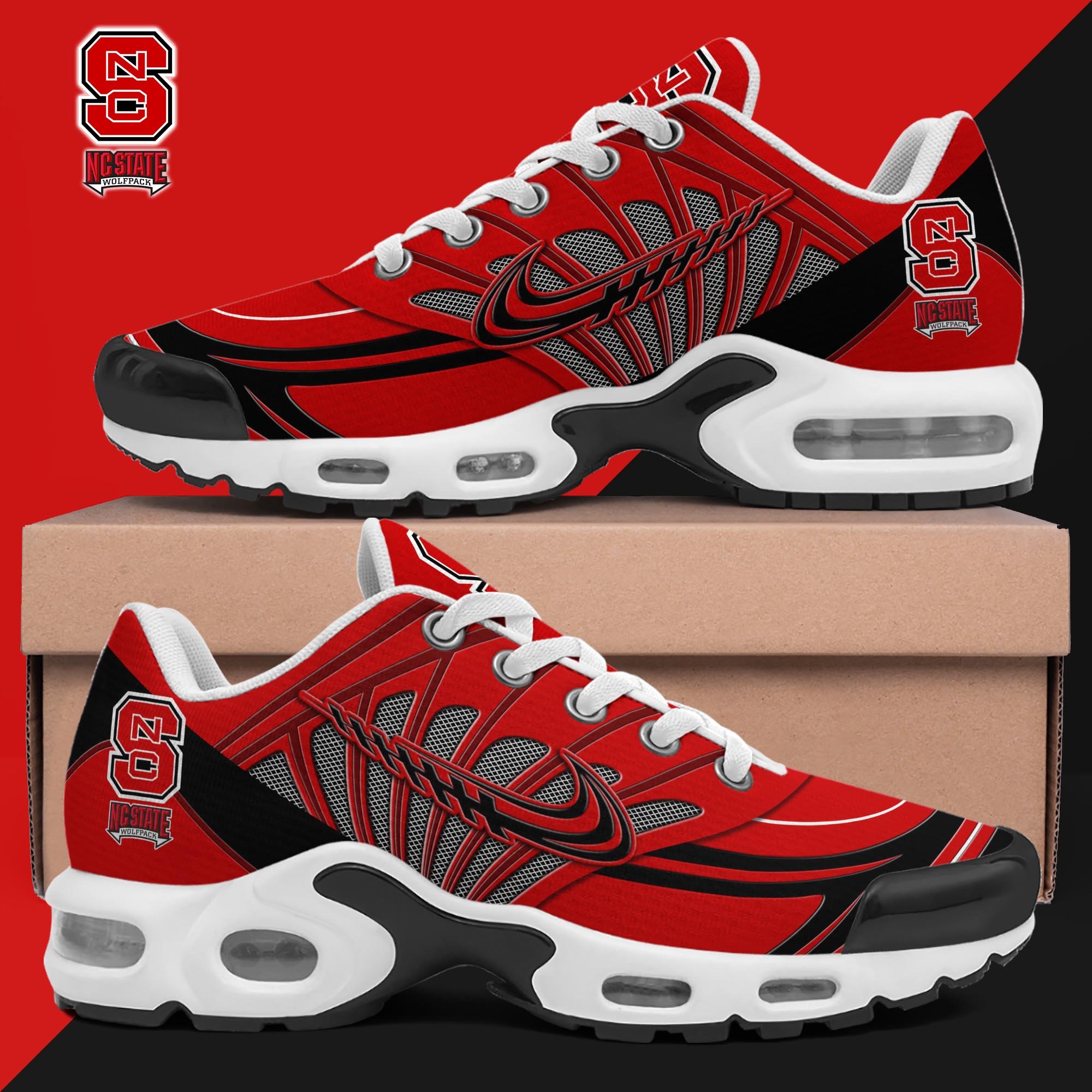 nc state wolfpack tn shoes 2026 version custom name 135 7067 l6sj1