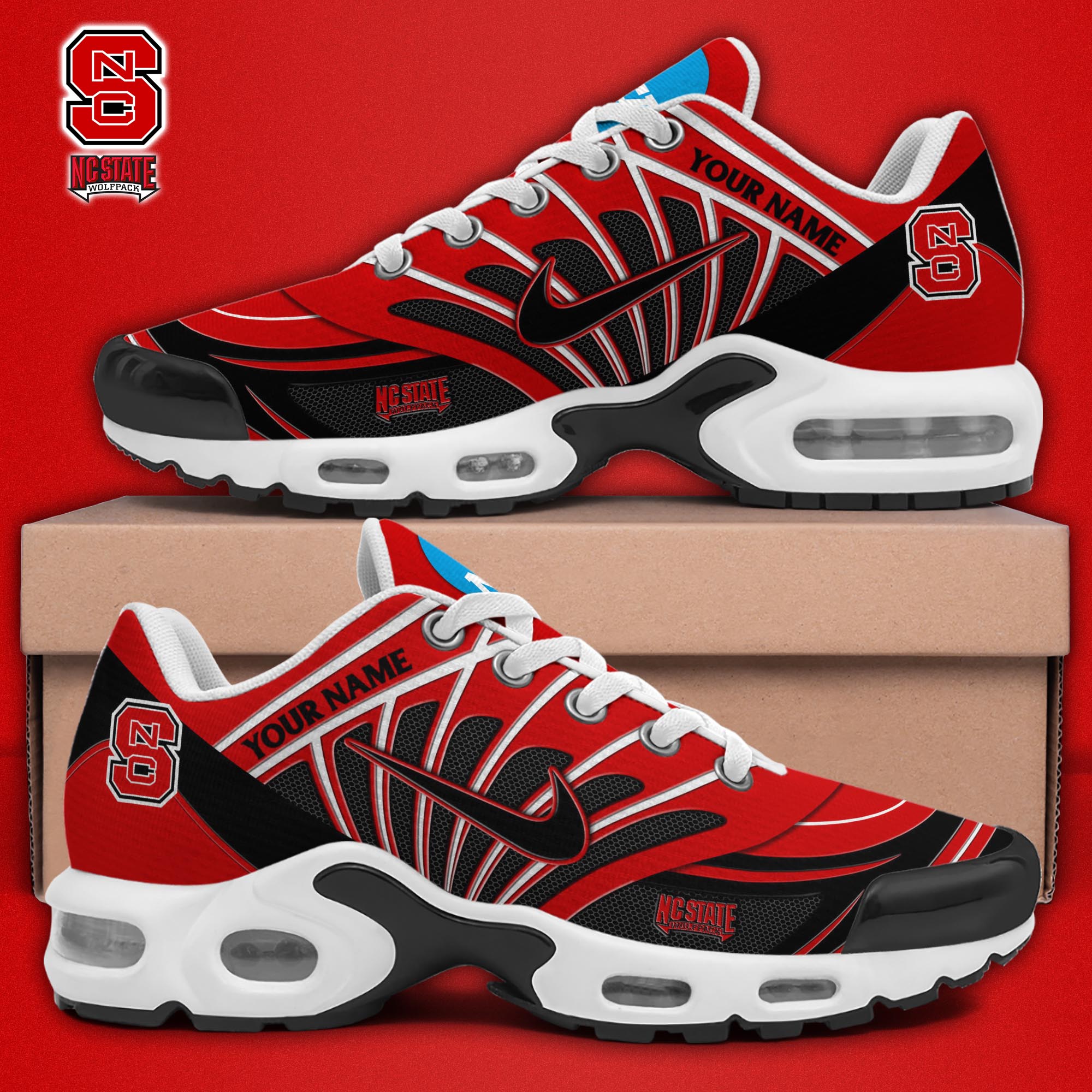 nc state wolfpack tn shoes 2026 version custom name 9238 9mgdn