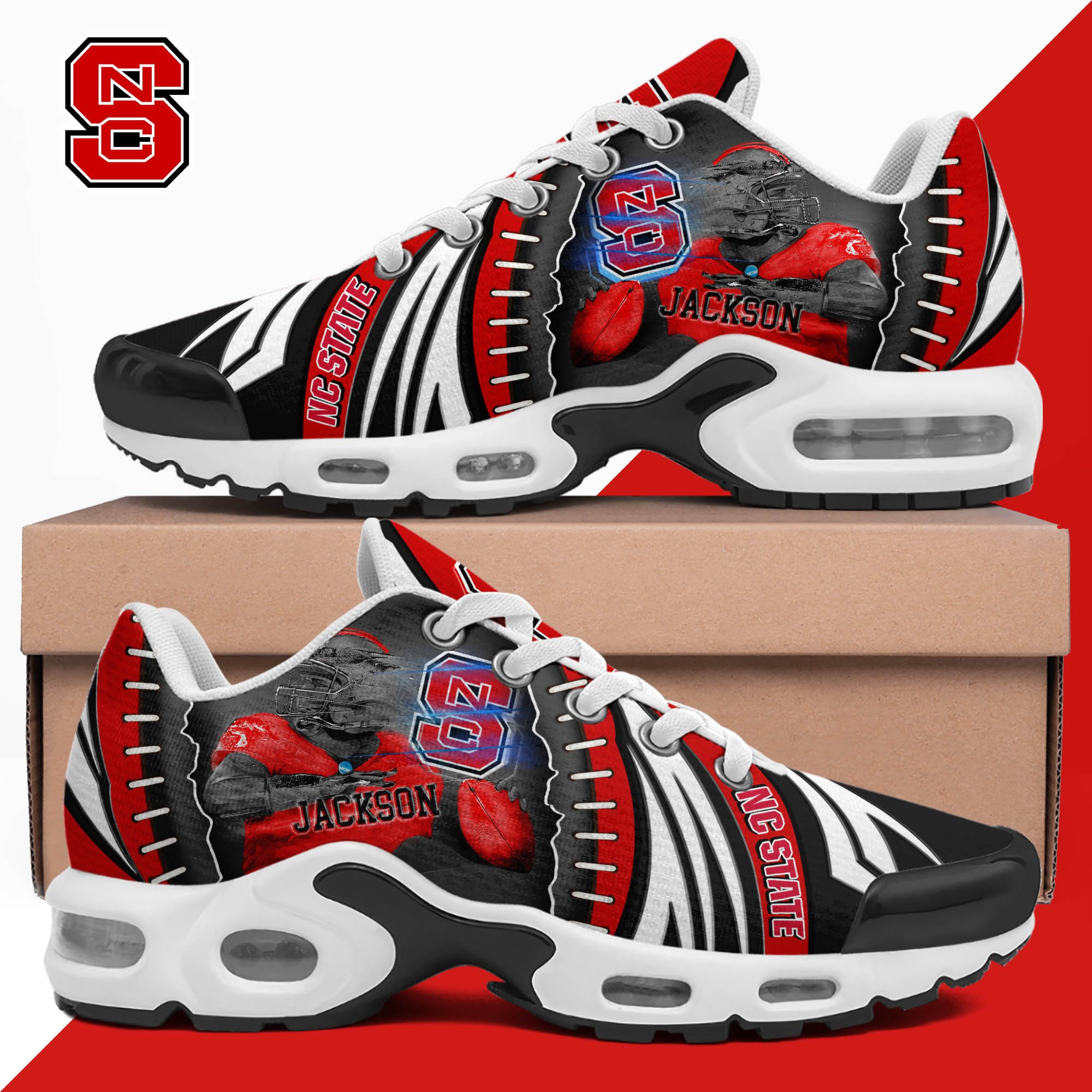 nc state wolfpack tn shoes 2026 version custom your name 919 6382 u2h6f