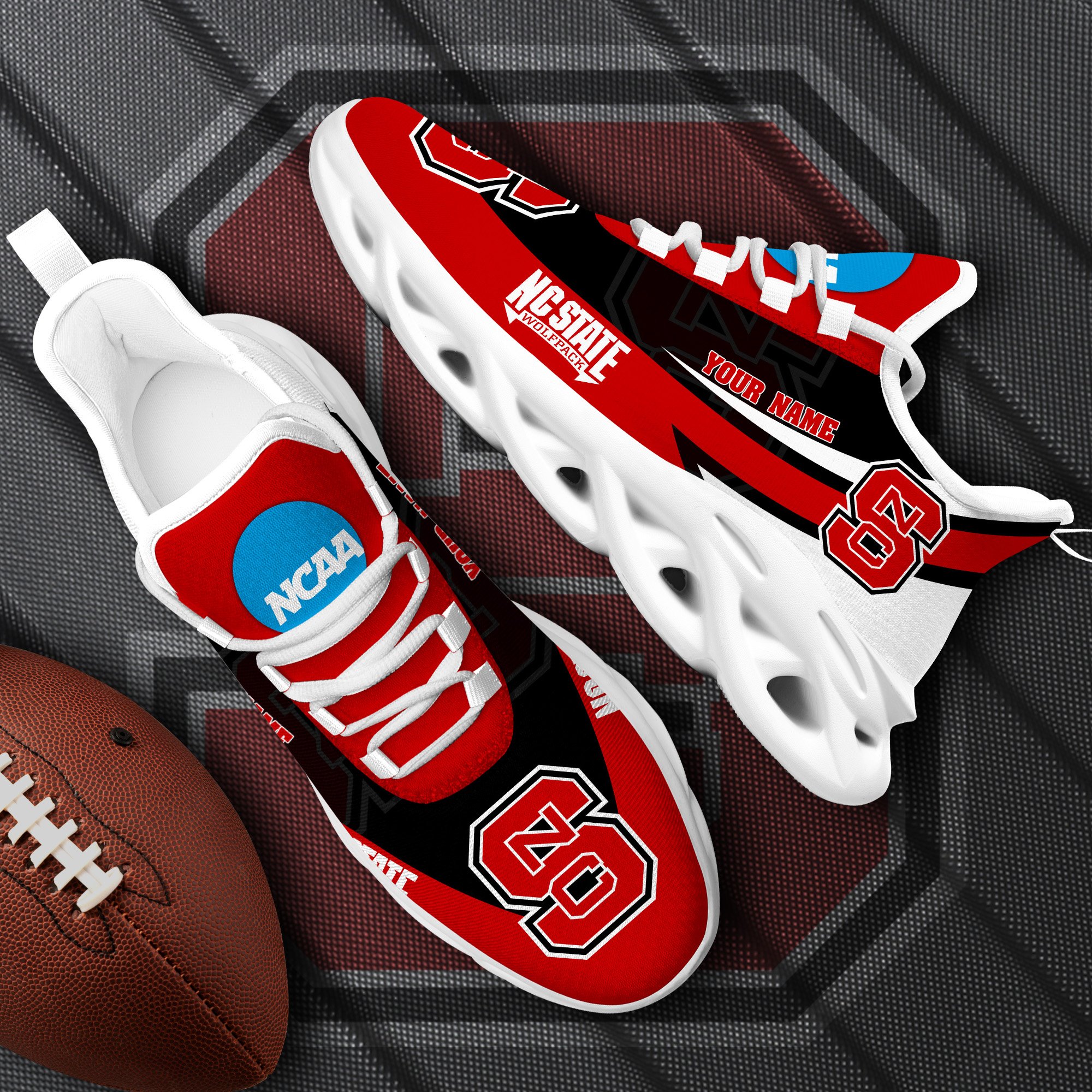 nc state wolfpack white max soul shoes 2026 versions custom your name sports gift for fan ph019 2385 f5duo