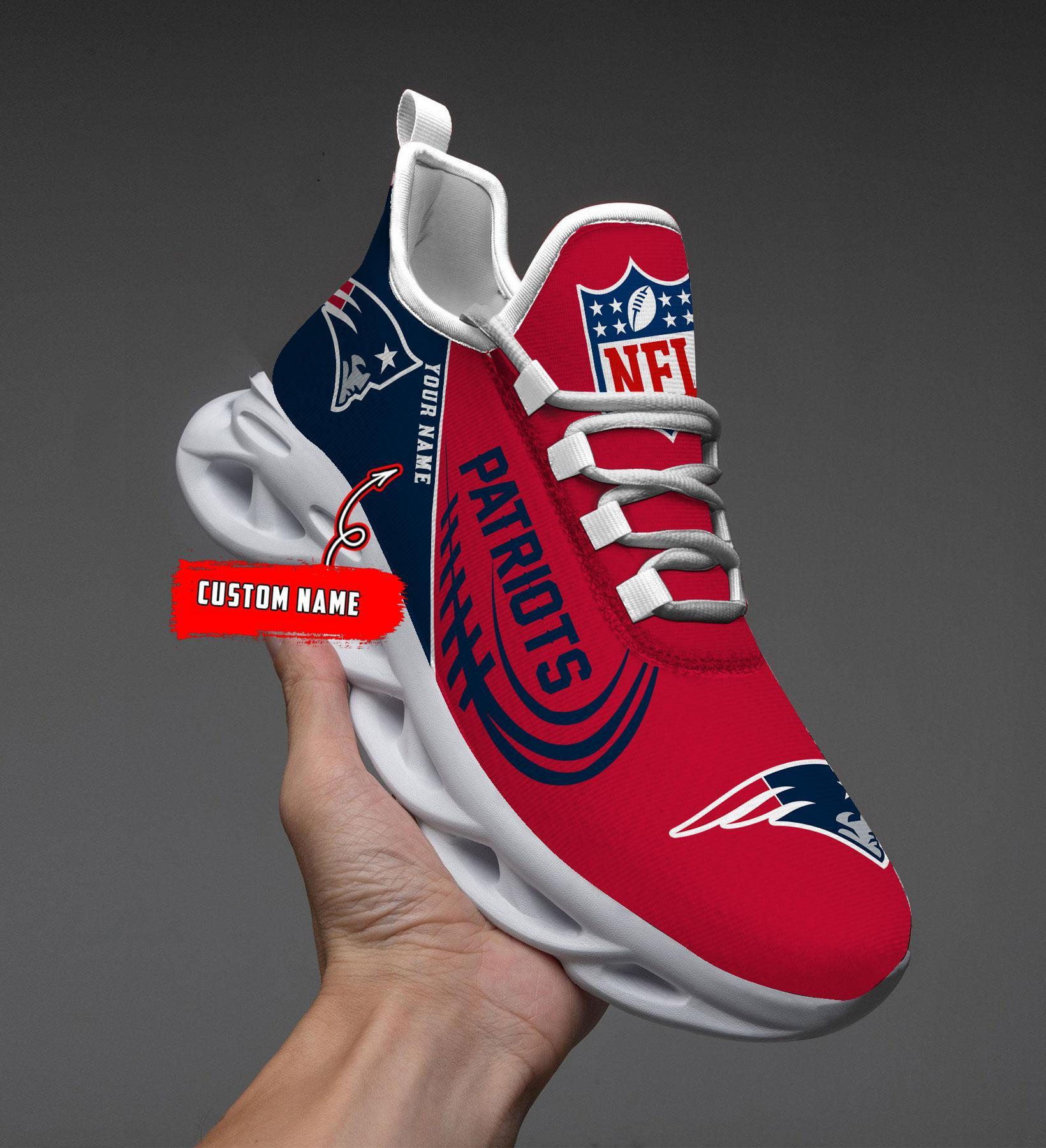 new england patriots black max soul shoes 2026 versions custom name 630 1327 9myvv