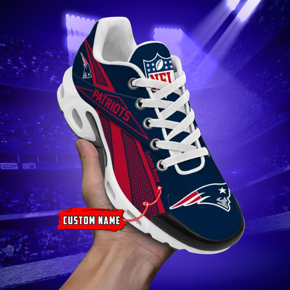new england patriots custom name air max shoes air cushion sneakers 7981 b0jeo