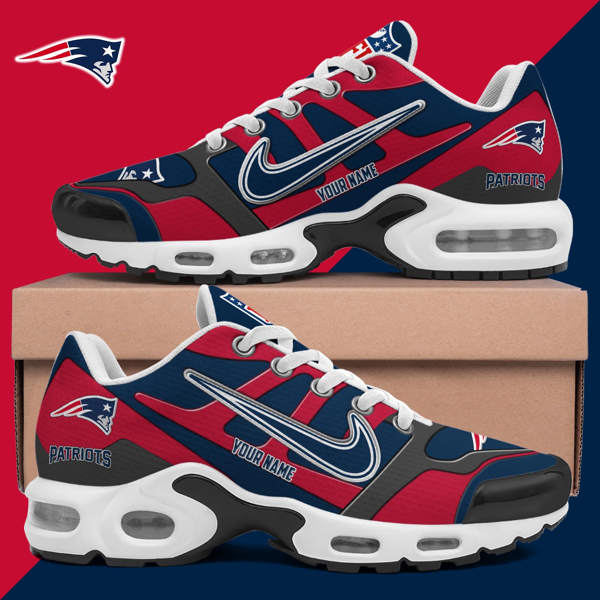 new england patriots tn shoes custom your name 9435 zjopt