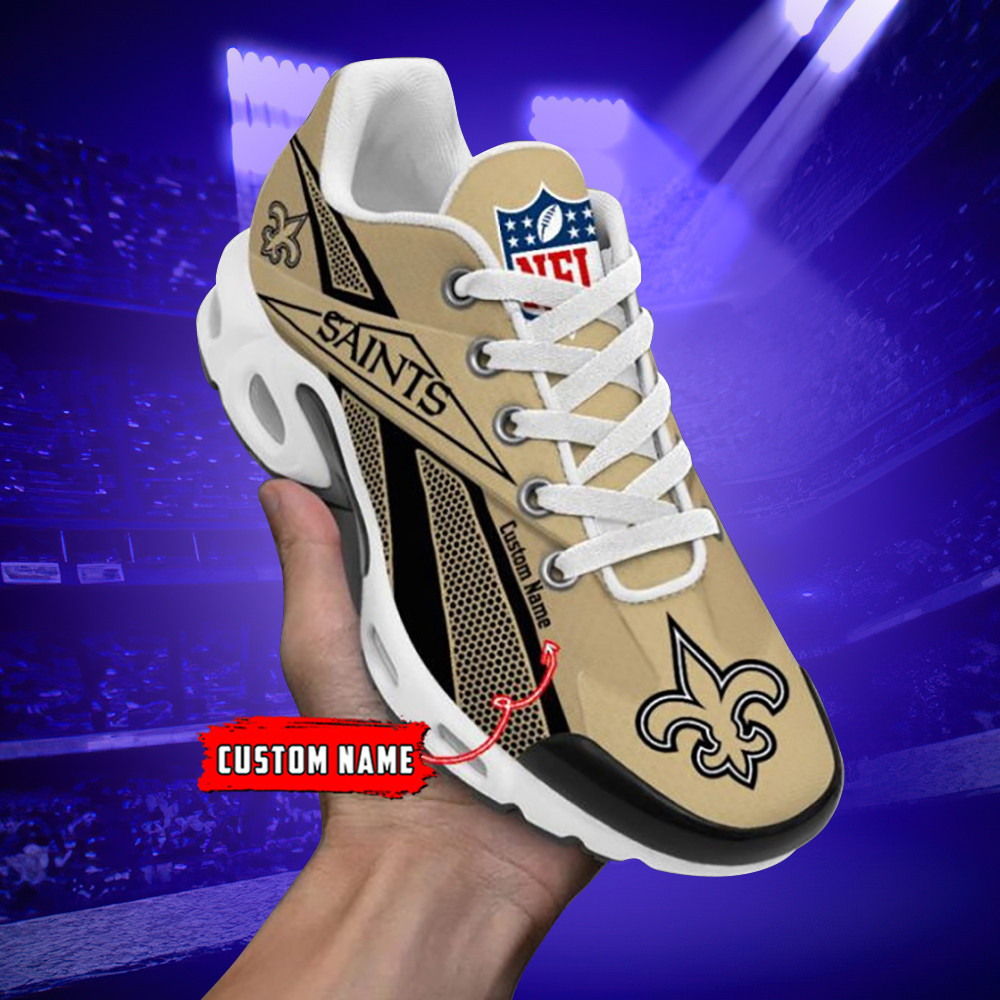 new orleans saints custom name air max shoes air cushion sneakers 1739 vnprt