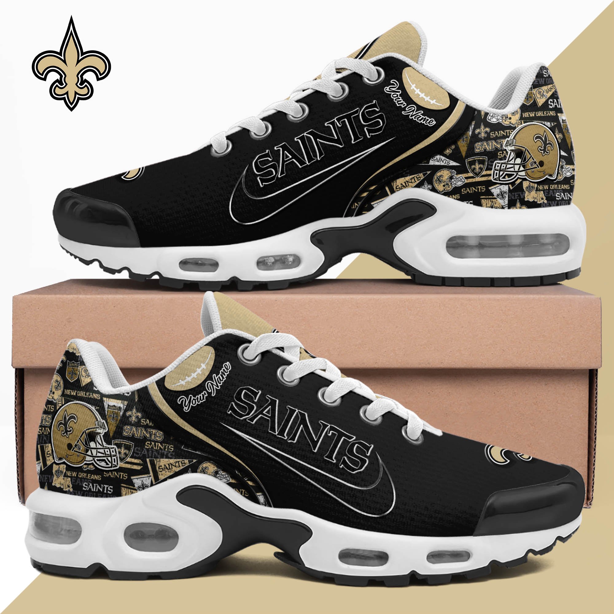 New Orleans Saints TN Shoes 2026 Version Custom Your Name 499